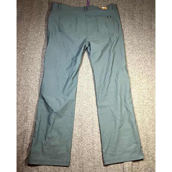 NWT Prana Men's Size 42X36 Brion II Pants Grey Blue Outdoor Hiking Nylon - Picture 3 of 12